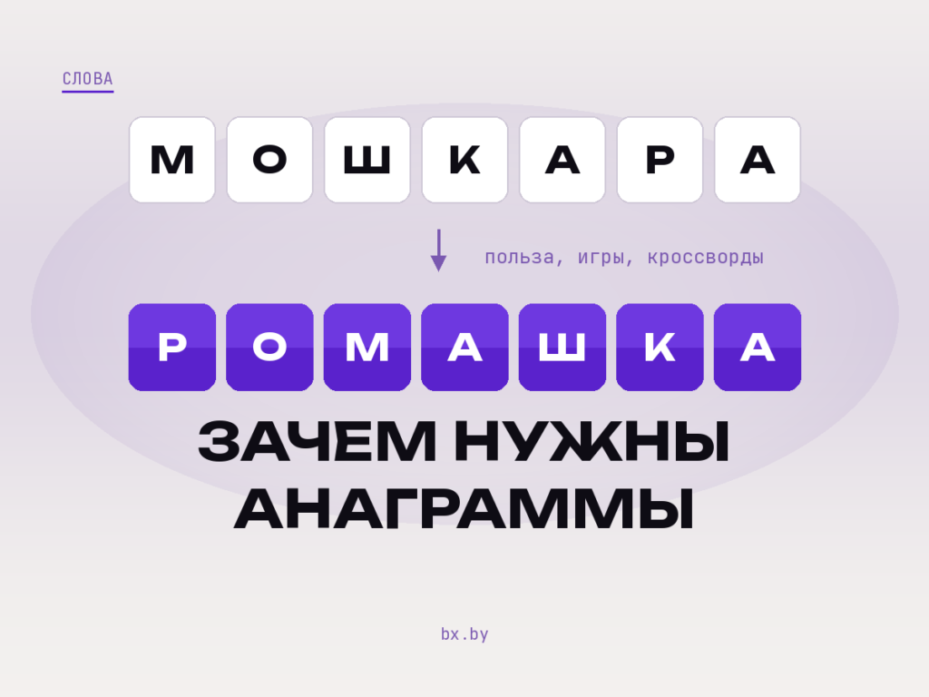 Анаграмма «мошкара — ромашка»: обложка статьи о пользе анаграмм